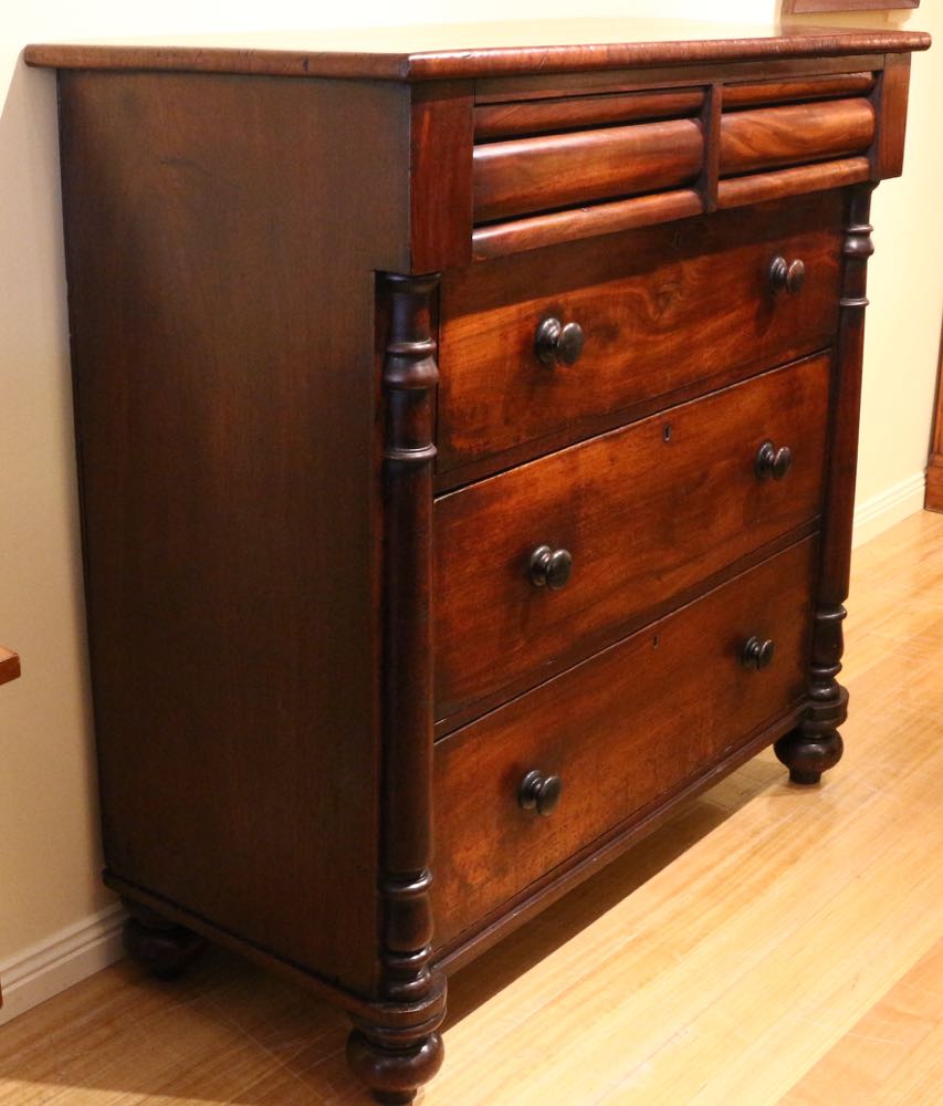 Antique Colonial Australian Cedar Chest of Drawers | The Merchant of Welby